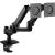 Amazon Basics Dual Monitor Stand w/ Lift Engine Arm Mount (Black)