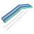 6-Count AmazonIndustrial Silicone Straws and 2-Count Cleaning Brushes