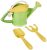 3-Pc Kids’ Green Toys Gardening Set: Watering Can w/ Rope Handle + Rake & Shovel
