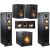 Klipsch Speaker Bundle: R-26FA (Pair) + R-14M (Pair) + R-52C + R-12SW