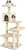 Amazon Basics Multi-Level Cat Tree w/ Scratching Posts (24 x 56 x 19″, Beige)