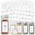 380-Piece Preprinted Spice Labels Stickers (White) $4.50 w/ S&S, (Black) $5 & Extra + Free Shipping w/ Prime or on $25+