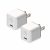 Scosche PowerVolt PD30 USB-C 30W Power Delivery Mini Fast Charger, 2-pack – $27.99