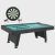84″ Barrington Billiard Arcade Pool Table w/ Bonus Dartboard Set (Green)