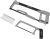 3-Piece Amazon Basics Aluminum Hacksaw Set (6″, 8″, 12″)