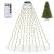 Prime Members:12-Line Dazzle Vibrant LED Waterfall Christmas Tree Lights
