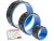3-Piece LifePro Yoga Wheels Set (Blue)