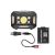 Husky 650-Lumen Dual-Power Broad Range LED Headlamp w/ Rechargeable Battery