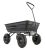 Gorilla Carts 600-Lb Poly Garden Dump Cart w/ 10″ Tires (Black Finish)