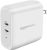 Amazon Basics 36W Two-Port USB-C Wall Charger (White or Black)