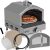 Deco Chef 2-In-1 Propane Gas Pizza Oven & Grill (Stainless Steel or Black)