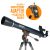 Celestron AstroMaster 70AZ LT Refractor Telescope Kit w/ Smartphone Adapter