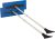 2-Pack 18″ Snow Joe 2-In-1 Telescoping Snow Broom + Ice Scraper (Blue)