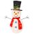 24″ Lighted Snowman Indoor/Outdoor Christmas Decoration $15 + Free Shipping w/ Prime or on Orders $25+