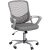 SMUG Mesh Mid-Back Height Adjustable Swivel Office Chair (Grey)