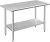 Rockpoint 48”x24” Stainless Steel Prep Table w/ Adjustable Under Shelf