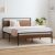 Nora Natural Queen Metal and Wood Platform Bed Frame $136.6