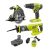 Ryobi One+ 18V Lithium Ion Cordless 3-Tool Combo w/ 1.5Ah Battery/Charger Kit