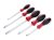 5-Piece Wiha SoftFinish Screwdriver Set (Slotted & Phillips)