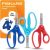 3-Pack 5″ Fiskars Kids Scissors (Blunt-Tip, Assorted Colors)