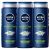 3-Count 16.9-Oz Nivea Men Maximum Hydration Body Wash w/ Aloe Vera