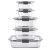 10-Pc Rubbermaid Brilliance Glass Food Storage Set
