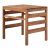 Walker Edison Patio Furnishings: 18″ x 24″ Rectangle Outdoor End Table (Brown)
