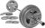 300-Lbs BalanceFrom Cast Iron Olympic Weight Set w/ 7′ Olympic Barbell (Varied)