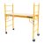 MetalTech Jobsite 6′ x 6.25′ x 2.5′ Metal Baker Style Rolling Scaffold Platform