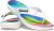 Crocs Unisex Adult Men’s and Women’s Classic Flip Flops (White/Multi)