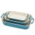 Staub Ceramics 3-pc Rectangular Baking Dish Set – Rustic Turquoise : Target $99