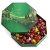 50-Pc Godiva Holiday Sparkle Tin Assorted Wrapped G-Cube Truffles