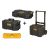 DEWALT TOUGHSYSTEM 2.0 24 in. Mobile Tool Box, 22 in. Medium Tool Box, TOUGHSYSTEM 2.0 22in. Small Tool Box & Deep Tool Tray, Black $181