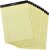 12-Pack 50-Sheet Amazon Basics Wide Ruled 8.5″ x 11.75″ Note Pads (Canary)