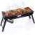 Mueller Transportable Charcoal Grill and Smoker, Go-Anyplace Compact Foldable Grill for Journey, Outside Cooking and BBQ, Tenting Grill Picnic Patio Yard, 23-Inch, Black, $29.98