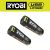 2-Pack Ryobi USB Lithium 2.0 Ah Rechargeable Batteries