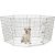 42″ 8-Panel Vibrant Life Wire Pet Play Pen Enclosure w/ Door