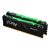 32GB (2x16GB) Kingston Fury Beast RGB 3200MT/s DDR4 CL16 Desktop Memory Kit