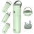 18-Oz Bottle Bottle 3-in-1 Magic Insulated Water Bottle/12-Oz Can/Tumbler w/ Straw & 2 lids (Green, Blue, Gray, Purple) $12.60 + F/S w/ Prime or on Orders $25+