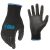 Gorilla Grip Slip Resistant All Purpose Work Gloves (Black, Large)