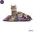 EveryYay Essentials: 17”x14” Cat Donut Bed (Galaxy) $7.50, 18”x18” Cat Mat