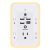 5-Outlet Extender Surge Protector w/ 3x USB-A, 1x USB-C Ports & Night Light