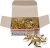 100-Count 1/2″ Charles Leonard Brass Plated Fasteners