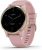 Garmin vívoactive 4S, Smaller-Sized GPS Smartwatch, Features Music, Body Energy Monitoring, Animated Workouts, Pulse Ox Sensors and More, Light Gold with Light Pink Band