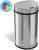 iTouchless 13 Gallon Sensor Kitchen Trash Can with Odor Control System, Stainless Steel Semi-Round Extra-Wide Opening Touchless Automatic Garbage Bin