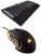 Corsair Gaming K95 RGB PLATINUM Mechanical Keyboard, Cherry MX Brown, Black (CH-9127012-NA) and Corsair Gaming SCIMITAR Pro RGB Gaming Mouse, Backlit RGB LED, 16000 DPI, Yellow Side Panel, Optical