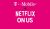 T-Mobile Customers w/ 2+ Lines of T-Mobile One: Netflix 2-Screen Plan