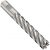 YG-1 E2175 Cobalt Steel Square Nose End Mill, Extra Long Reach, Weldon Shank, Uncoated (Bright) Finish, 30 Deg Helix, 6 Flutes, 10.5″ Overall Length, 1.5″ Cutting Diameter, 1.25″ Shank Diameter