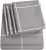 Full Size Bed Sheets – 6 Piece 1500 Thread Count Fine Brushed Microfiber Deep Pocket Full Sheet Set Bedding – 2 Extra Pillow Cases, Great Value, Full, Window Pane Gray