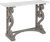 Kate and Laurel 214973 Wyldwood Wood Farmhouse Console Table, 42x14x30, Gray/White
